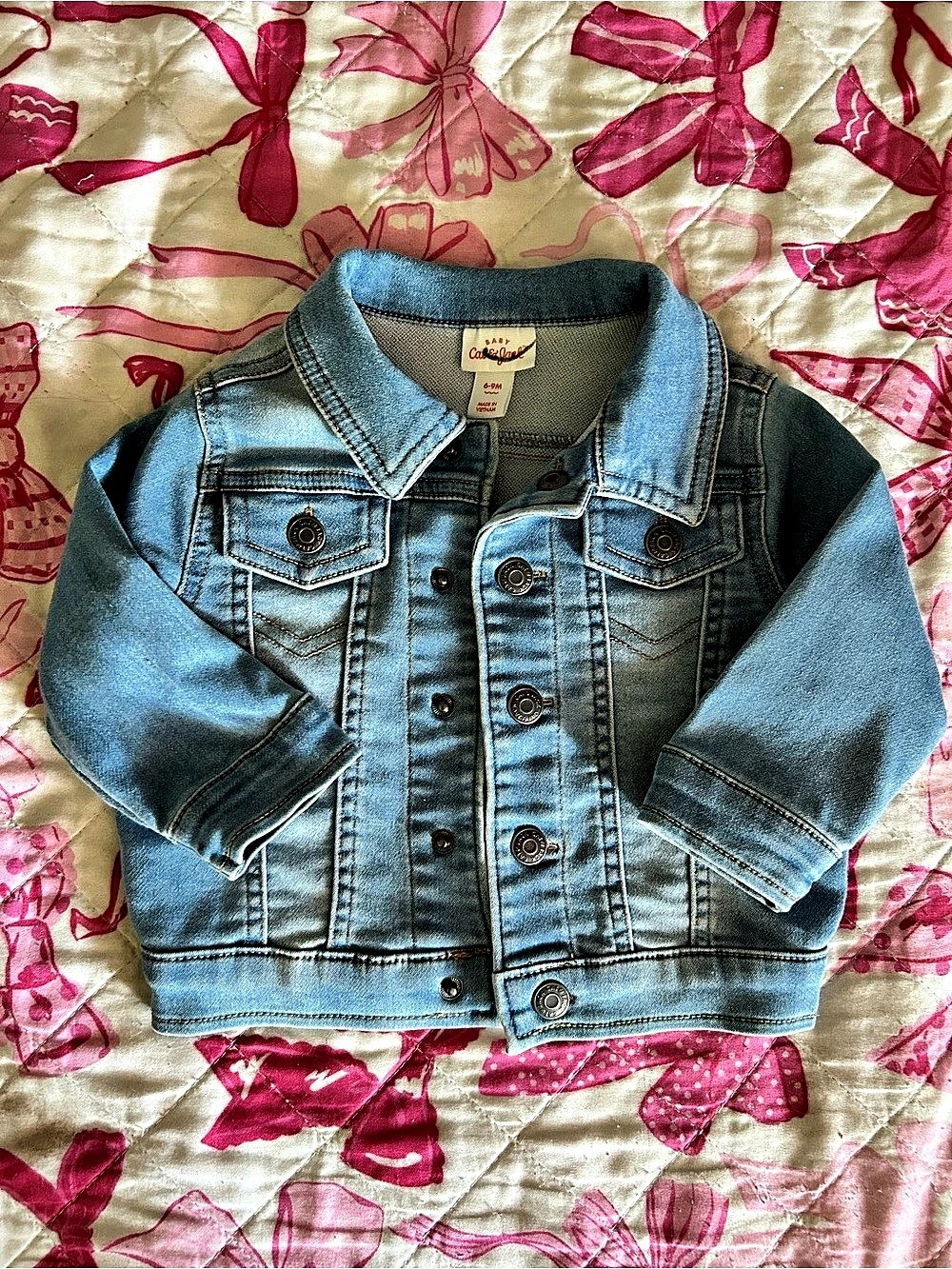Cat & Jack Baby Denim Jacket Blue 6-9 Months